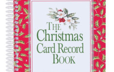 Christmas Card Record Book intended for Christmas Card Record Book Template
