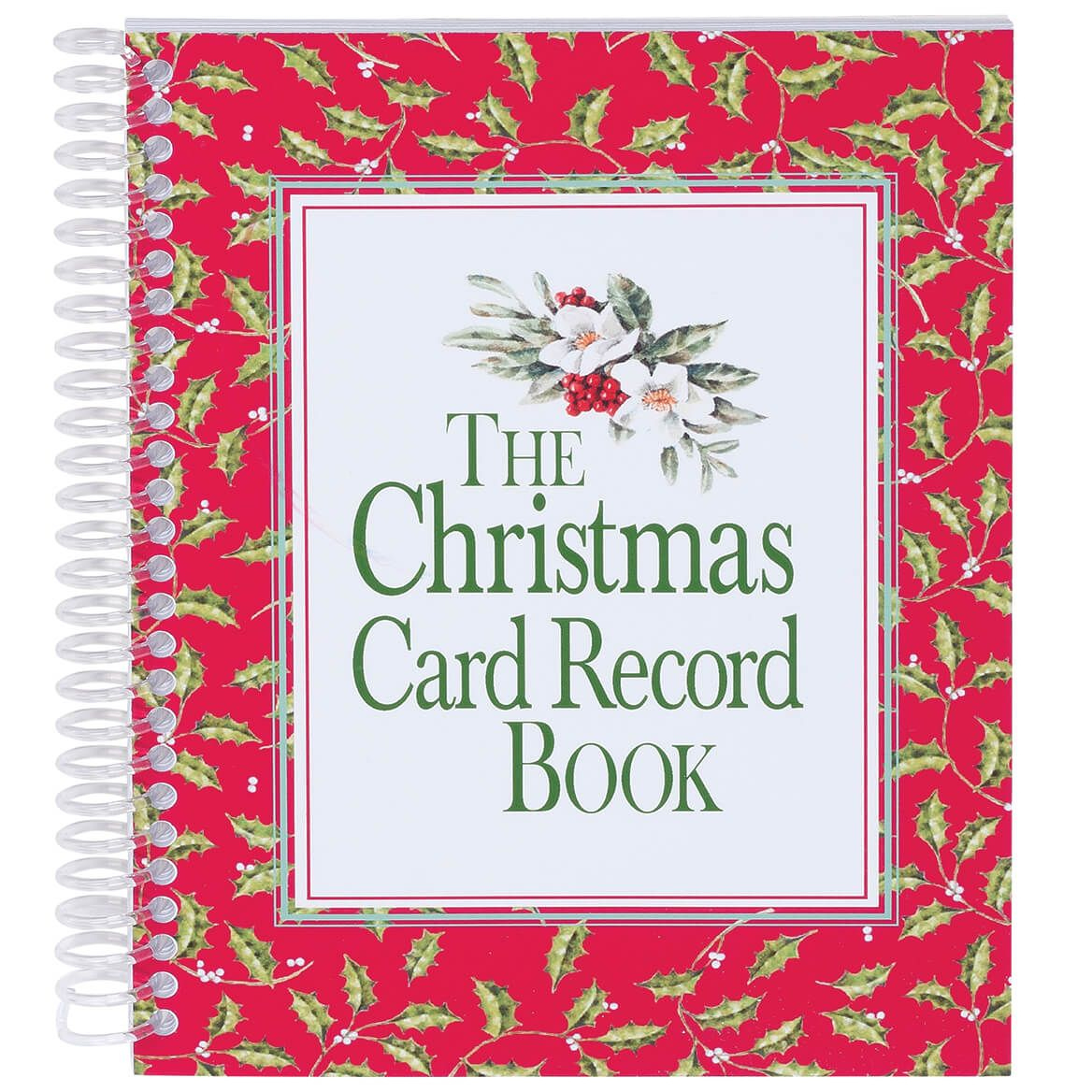 Christmas Card Record Book intended for Christmas Card Record Book Template
