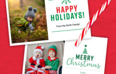 Christmas Card Template (4×6) – Free Printable Download for Christmas Card Photo Free Template