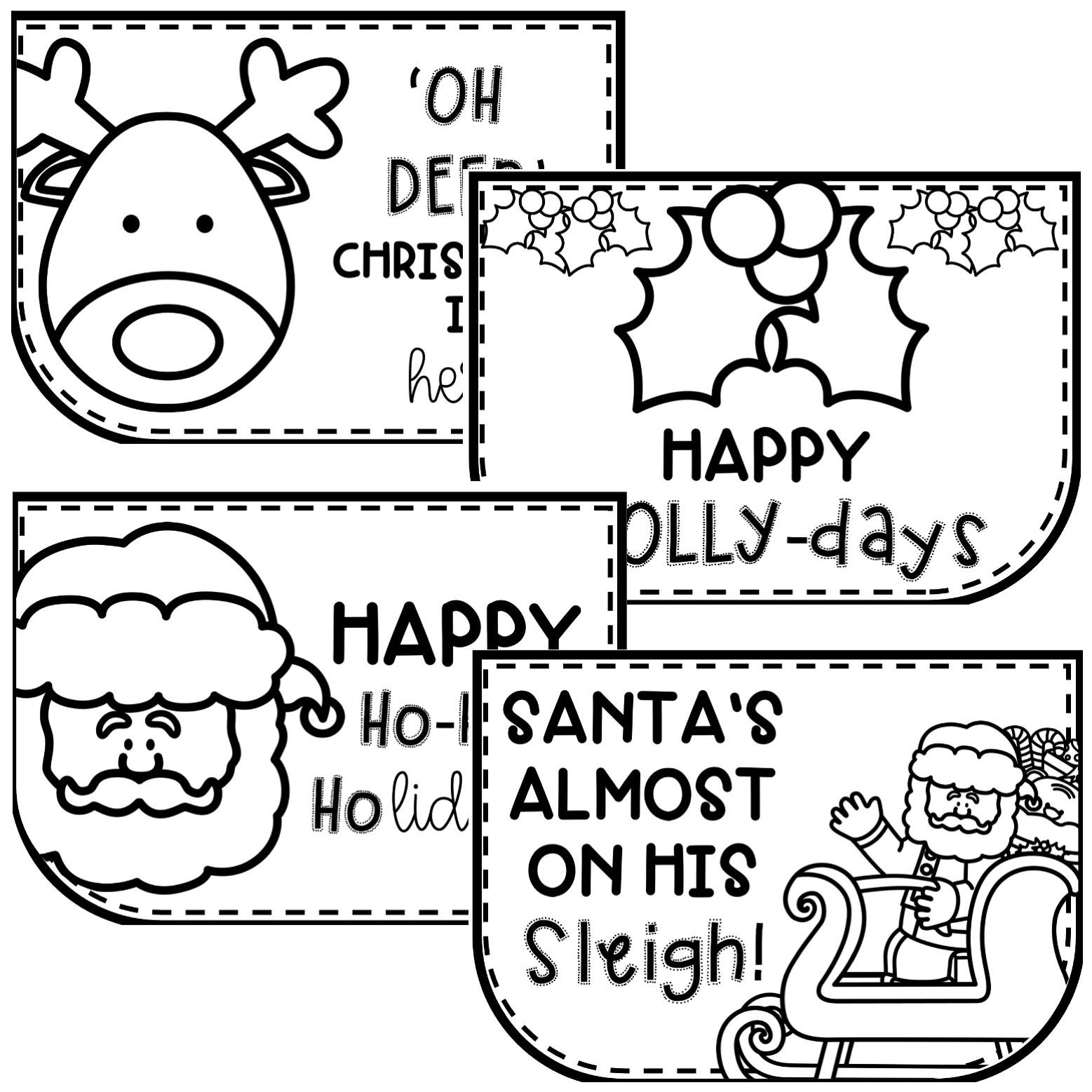 Christmas Card Templates - Top Teacher in Christmas Card Template For Kindergarten