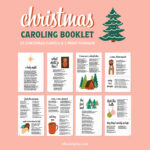 Christmas Carol Booklet Printable   Etsy With Christmas Carol Booklet Template