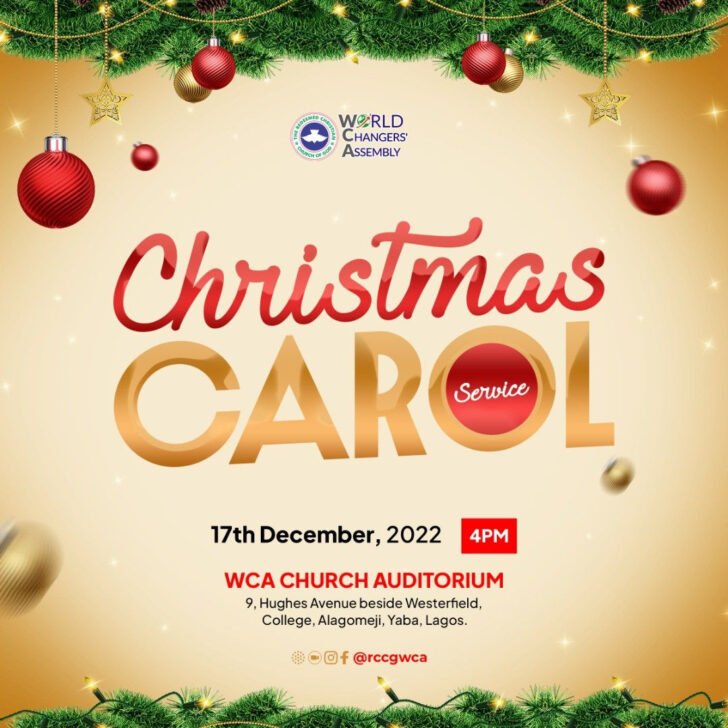 Christmas Carol Flyer Template