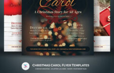 Christmas Carol Flyers – Corporate Identity Template within Christmas Carol Poster Template