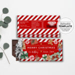 Christmas Chocolate Wrapper Template, Christmas Chocolate Gift For Christmas Chocolate Wrapper Template