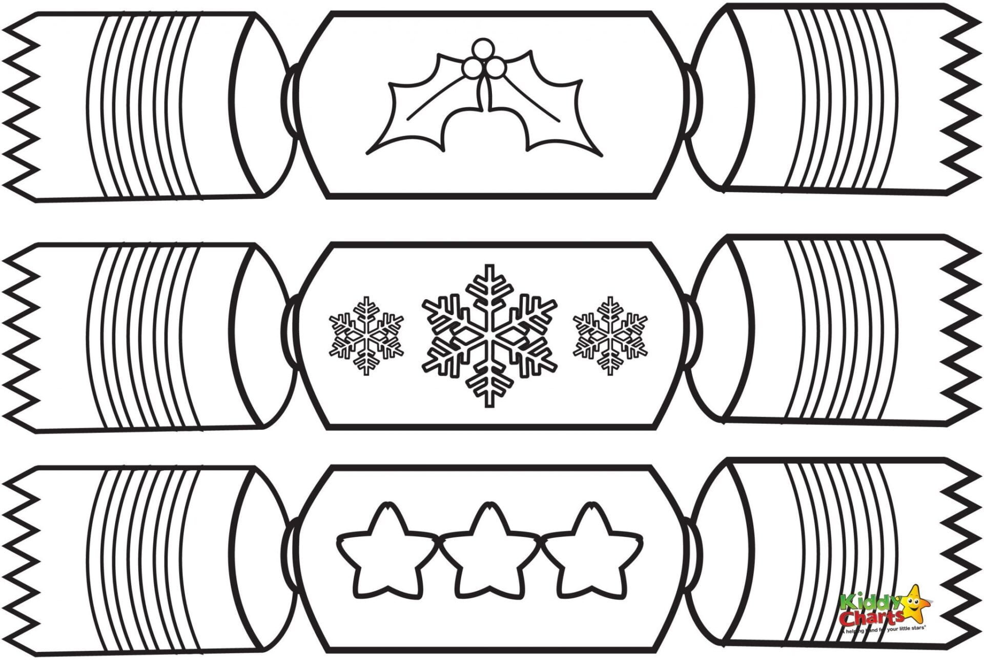 Christmas Coloring Sheets with regard to Christmas Cracker Colouring Template