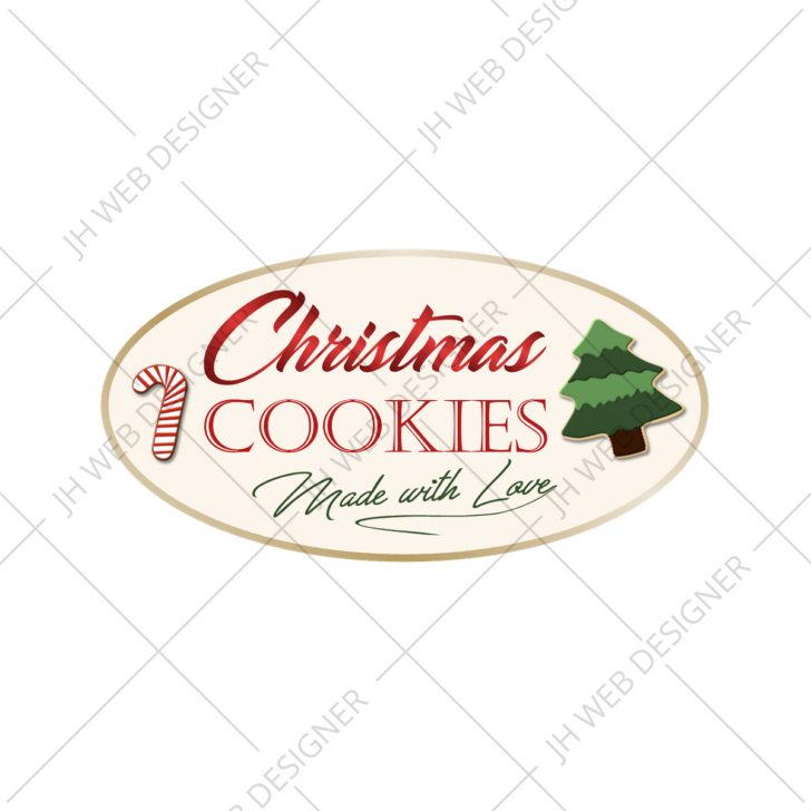 Christmas Cookie Labels Template