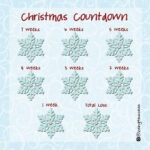 Christmas Countdown Weightloss Trackers For Instagram With Christmas Countdown Weight Loss Template