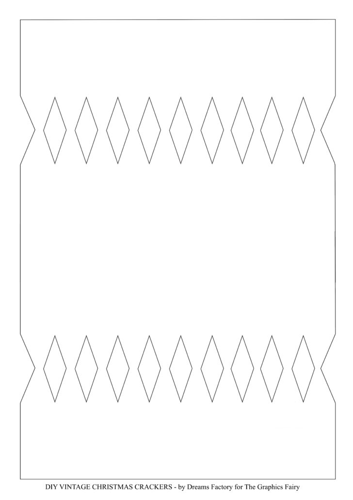 Christmas Cracker Template Christmas Cracker Template