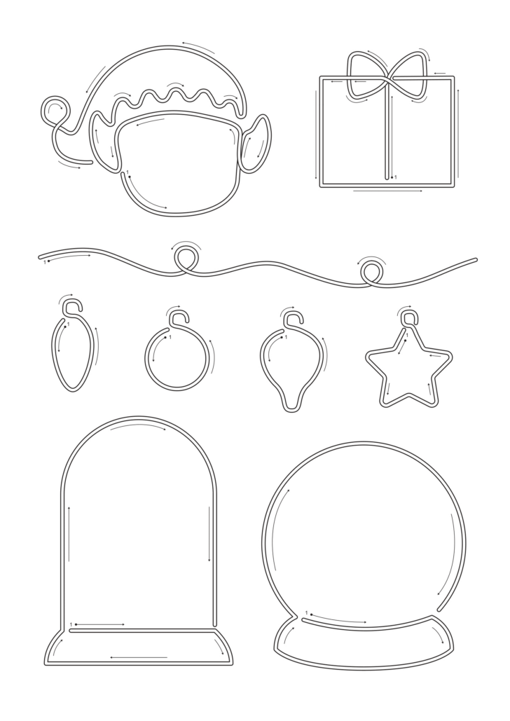 Christmas Arts and Crafts Template