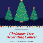 Christmas Decoration Event Flyer Template   Venngage Throughout Christmas Decorating Contest Flyer Template