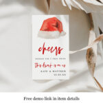 Christmas Drink Tickets Template, Try Before You Buy, Digital Within Christmas Drink Ticket Template