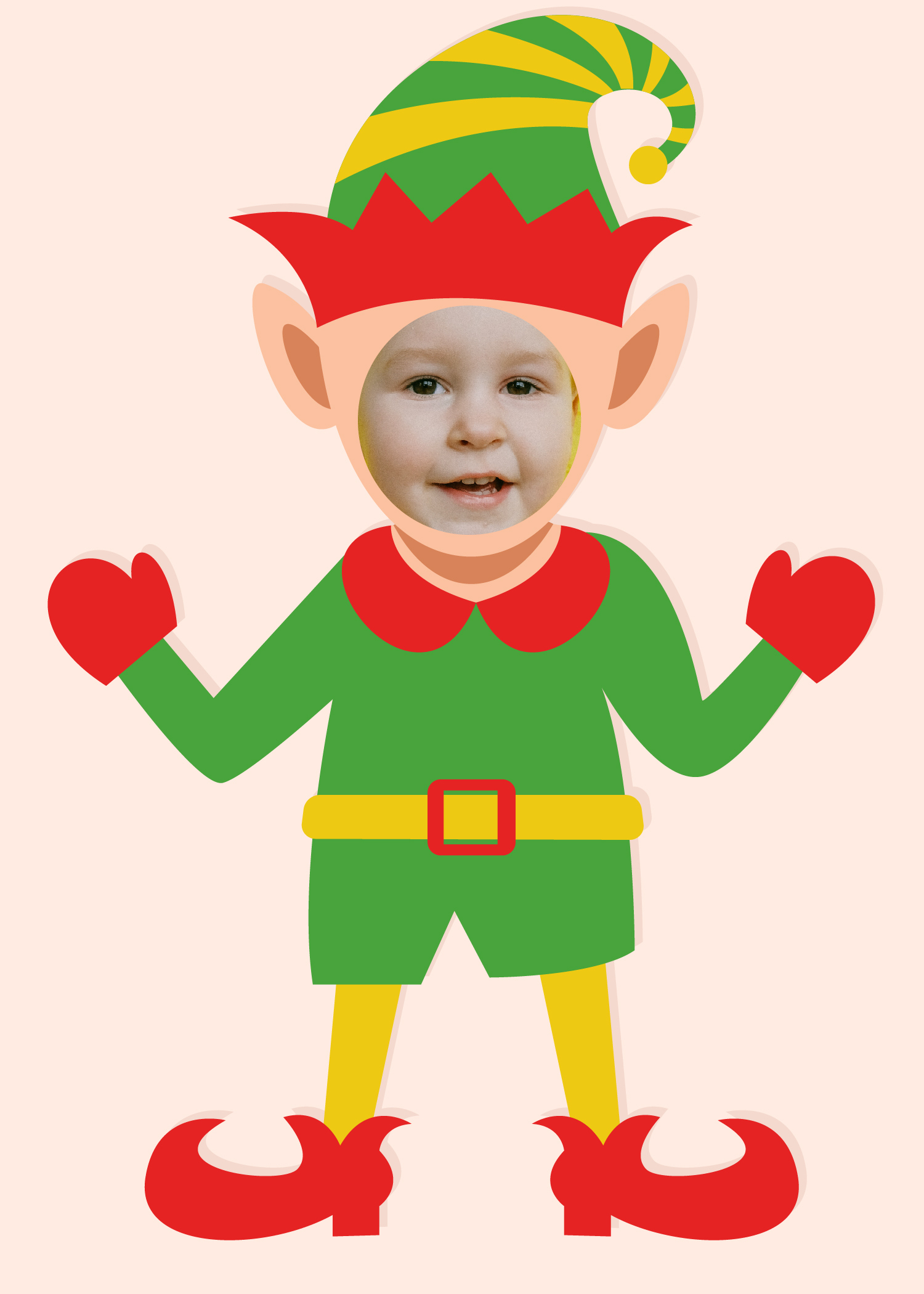 Christmas Elf Template For Photo In Jpg, Png, Psd, Svg - Download in Christmas Elf Template For Photo