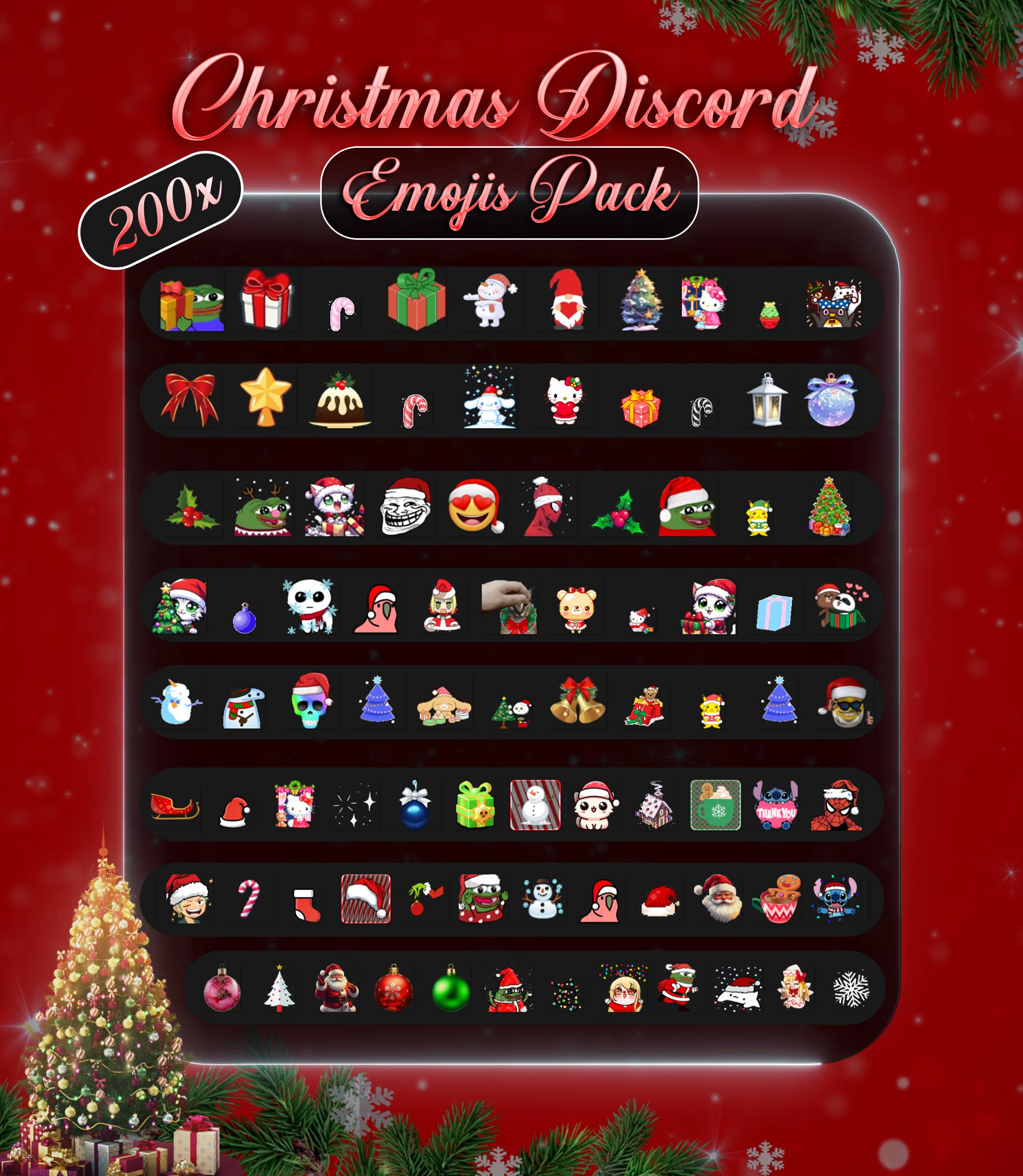 Christmas Emoji Pack: Animated Holiday Emojis For Discord & Twitch regarding Christmas Discord Server Template