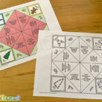 Christmas Fortune Teller (Cootie Catcher)   The Craft Balloon Pertaining To Christmas Fortune Teller Template
