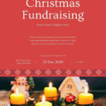 Christmas Fundraising | Free Cards Template   Piktochart Regarding Christmas Fundraiser Flyer Template