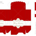 Christmas Gift Bag Design. Die Cut. Christmas Vector Illustration Regarding Christmas Gift Bag Template