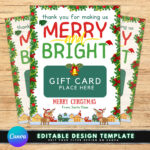 Christmas Gift Card Holder Template, Diy Template Design, Holiday Intended For Christmas Gift Card Holder Template