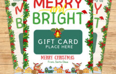 Christmas Gift Card Holder Template, Diy Template Design, Holiday intended for Christmas Gift Card Holder Template