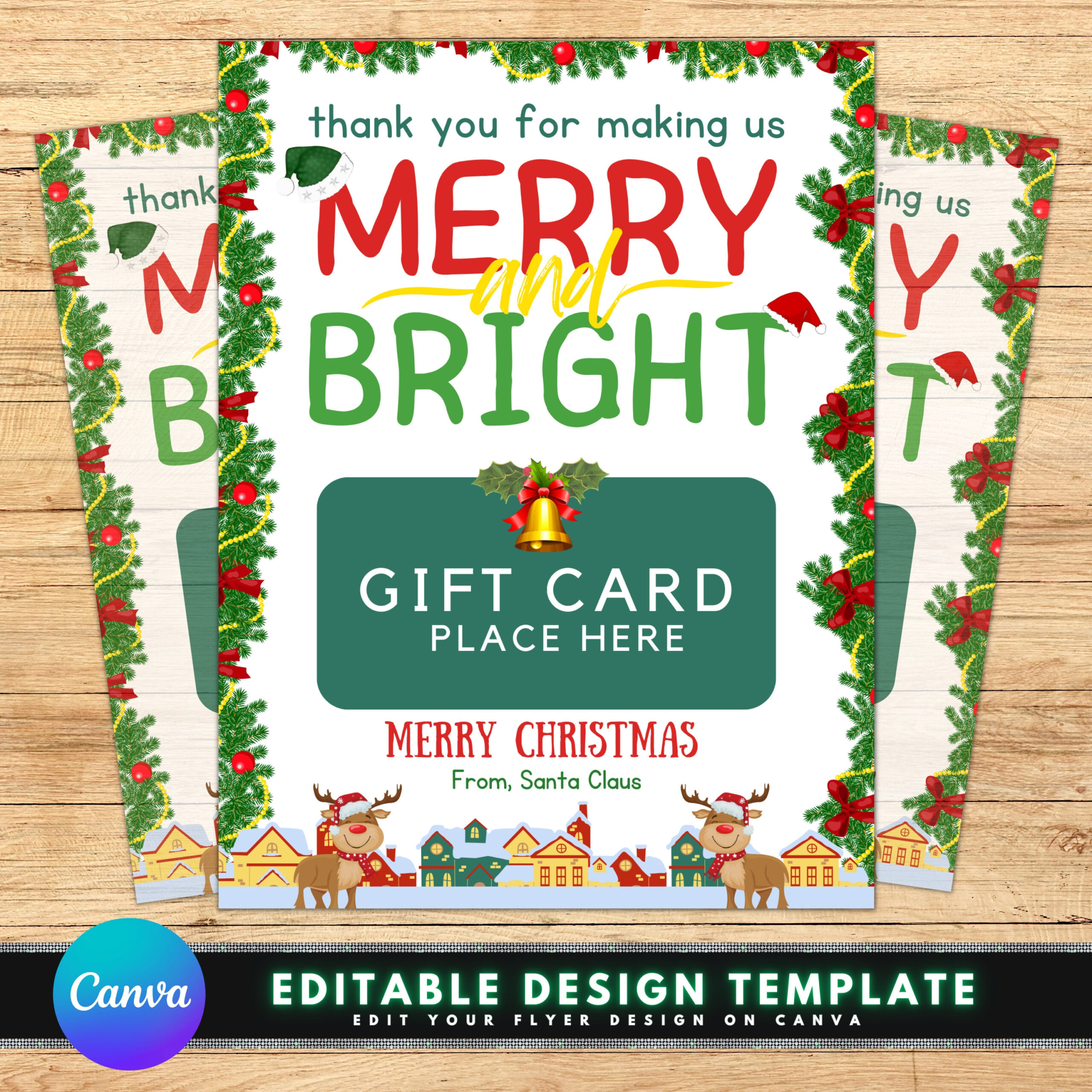 Christmas Gift Card Holder Template, Diy Template Design, Holiday intended for Christmas Gift Card Holder Template