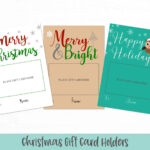 Christmas Gift Card Holders | Printable Christmas Card Pdf With Christmas Gift Card Holder Template Free
