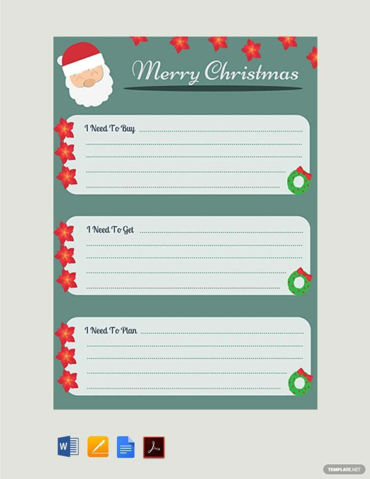 Apple Pages Christmas Template