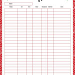 Christmas Gift List Templates   20 Free Pages | Printabulls Regarding Christmas Gift Tracker Spreadsheet Template Free