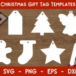 Christmas Gift Tag Bundle | 7 Blank Christmas Tag Shapes With Regard To Blank Christmas Gift Tag Template