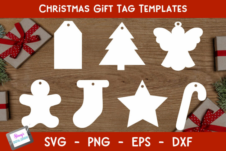 Blank Christmas Gift Tag Template