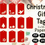Christmas Gift Tags Svg | Labels Svg | Paper Cut | Cricut Throughout Christmas Gift Tag Template Cricut