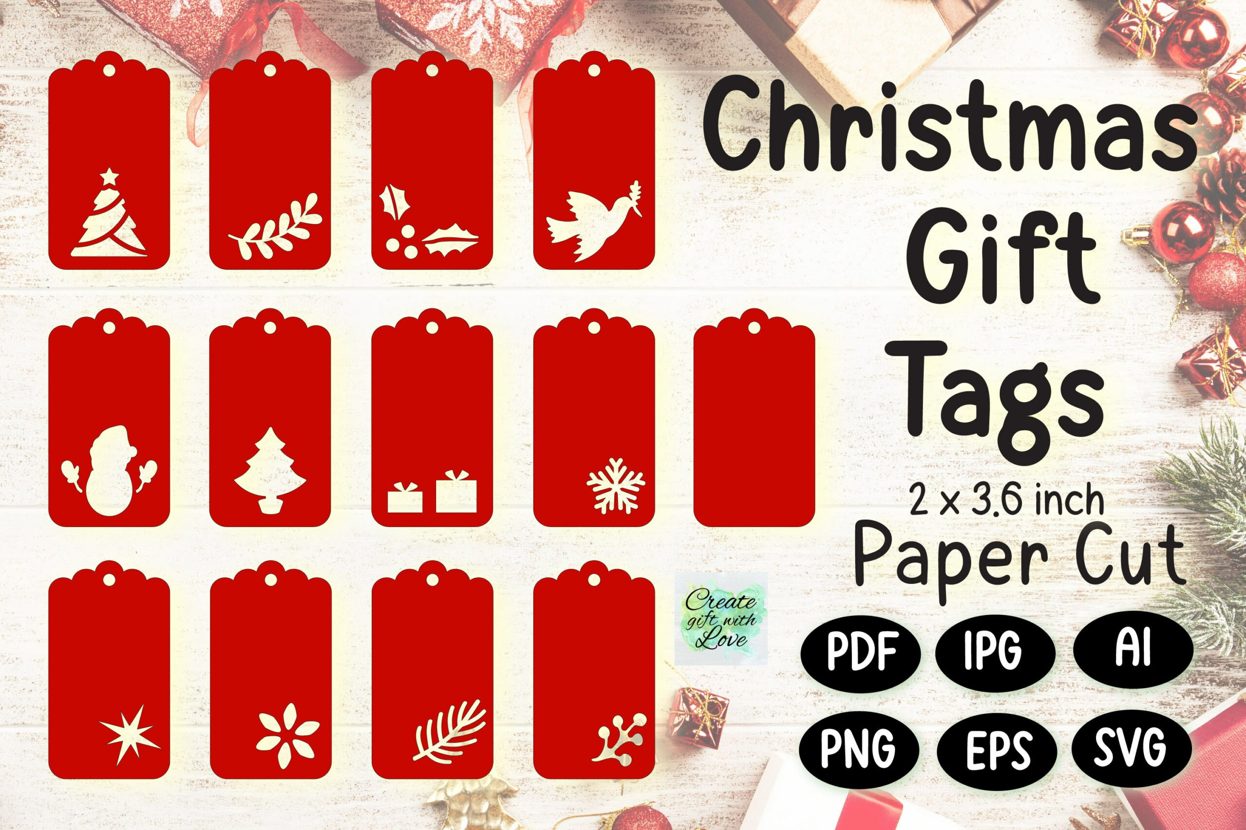 Christmas Gift Tags Svg | Labels Svg | Paper Cut | Cricut throughout Christmas Gift Tag Template Cricut