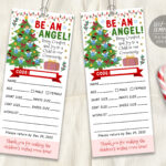 Christmas Giving Tree Gift Tag Editable Template, Donation Slip Intended For Christmas Giving Tree Tag Template