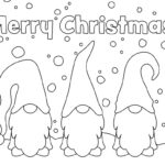 Christmas Gnome Coloring Pages   25 Free Pages | Printabulls Regarding Christmas Gnome Template Free Printable