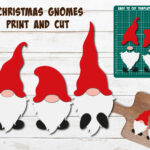 Christmas Gnomes Svg Print And Cut, Gnomes In (960143) With Regard To Christmas Gnome Template Free Printable