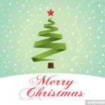 Christmas Greeting Card Design Free Vector   Intended For Christmas Card Vector Template