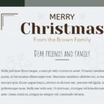 Christmas Holiday Newsletter Free Google Docs Template   Gdoc.io In Christmas Holiday Newsletter Template