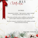 Christmas In July 2024 For Christmas In July Menu Template