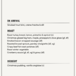 Christmas In July At The Ducks Inside Christmas In July Menu Template