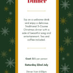 Christmas In July Dinner In Sydney   Festive Dining Experience Intended For Christmas In July Menu Template