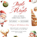 Christmas Invitation Free Google Docs Template   Gdoc.io Throughout Christmas Eve Invitation Template Free