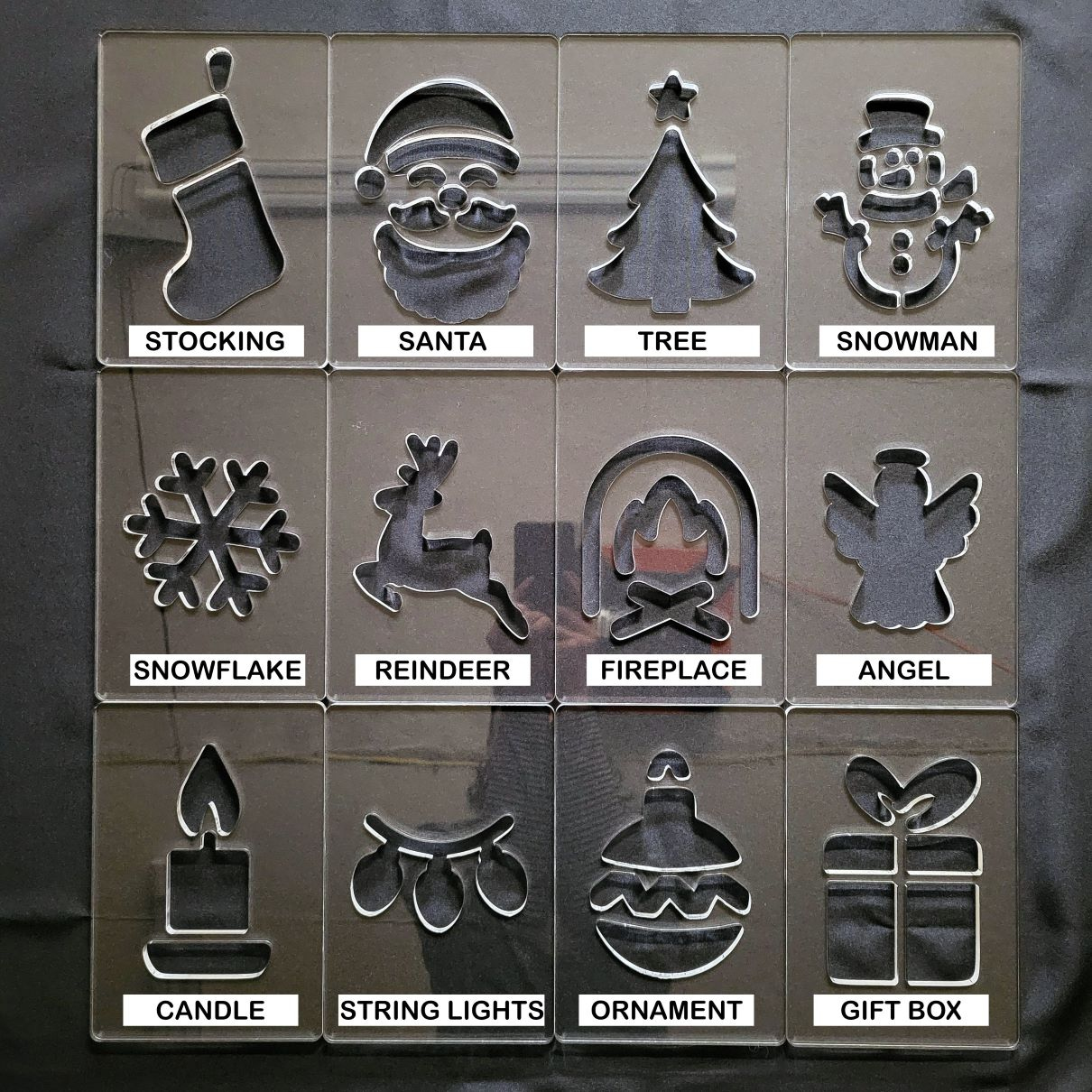 Christmas Lantern Templates | Acrylic Router Templates For The Holiday Season with Acrylic Router Template Christmas