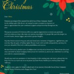 Christmas Letterhead Free Google Docs Template   Gdoc.io With Business Christmas Letter Template