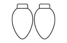 Christmas Light Template (Free Printables) – The Best Ideas For Kids with Christmas Bulb Template Printable