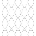 Christmas Light Templates   25 Free Printable Pages | Printabulls In Blank Christmas Light Bulb Template