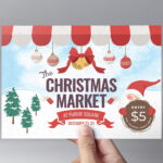 Christmas Market Flyer Template   Psd, Ai & Vector   Brandpacks With Christmas Fayre Poster Template
