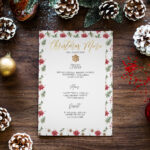 Christmas Menu A Good Christmas Dinner Editable Christmas Menu With Christmas Day Menu Template