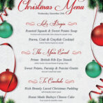 Christmas Menu Template V1Thats Design Store #Ad With Regard To Christmas Day Menu Template