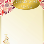 Christmas Menu Template   Yellow Download Printable Pdf With Blank Christmas Menu Template