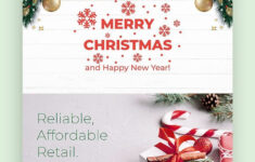 Christmas Newsletter Template In Html5, Psd, Outlook, Word in Christmas Email Template Outlook