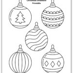 Christmas Ornament Printable — Gathering Beauty In Christmas Bulb Ornament Template