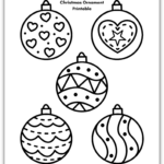 Christmas Ornament Printable — Gathering Beauty Regarding Christmas Decoration Printable Template